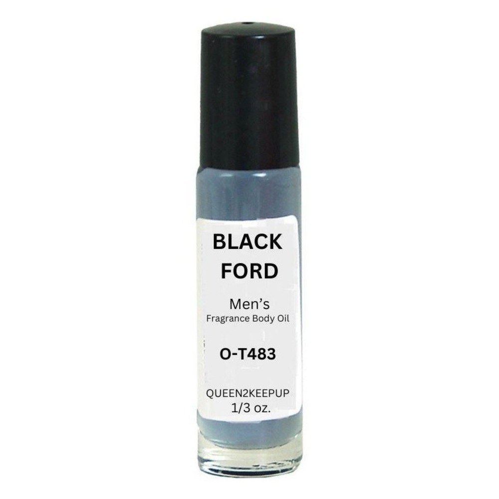 Black Ford Men's Body Oil Sophisticated Spicy and Sensual Fragrance Roll-On